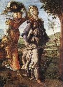 BOTTICELLI, Sandro The Return of Judith to Bethulia  hgg oil